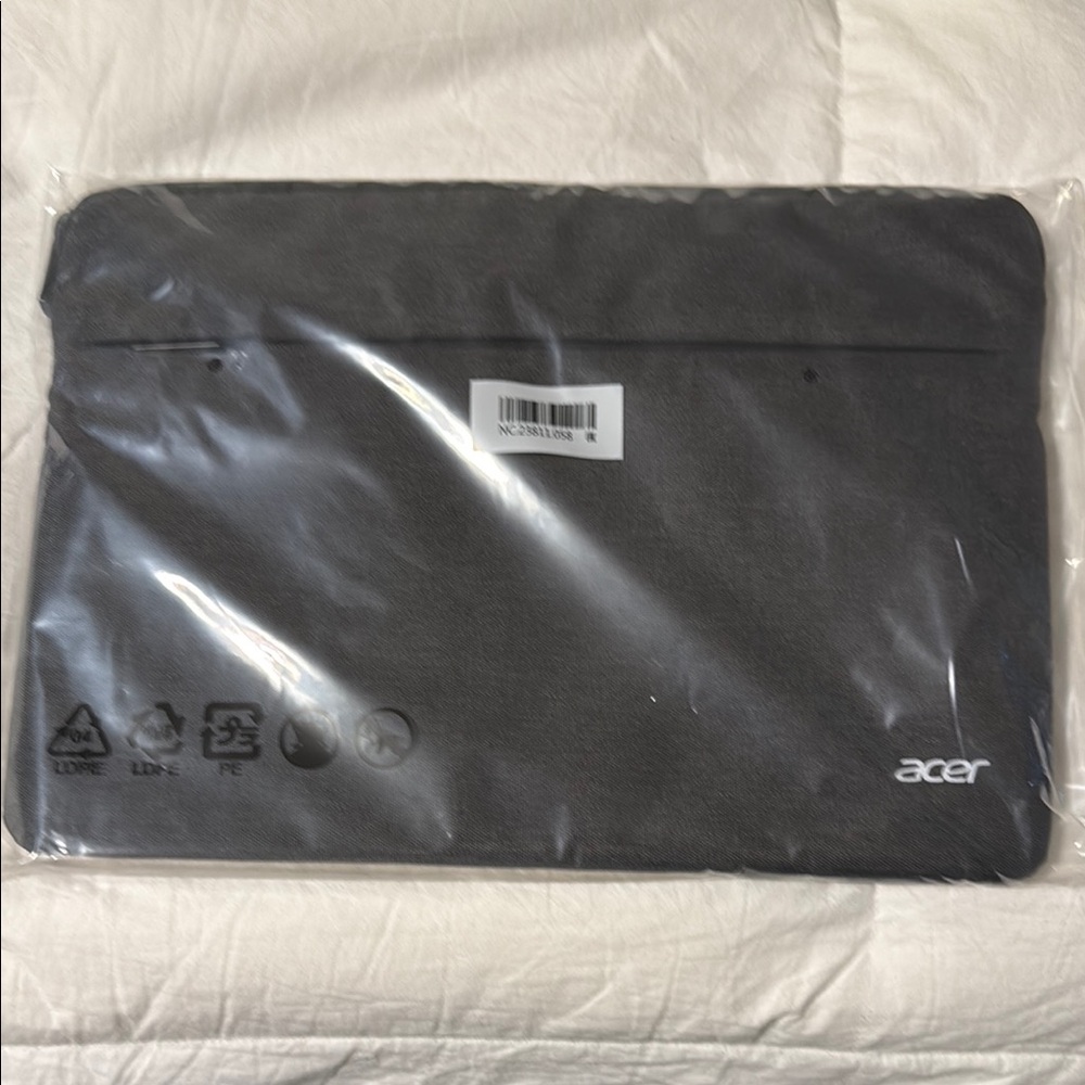 Acer Black and Gray Tablet Sleeve for Secure Protection